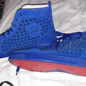 red bottom high tops
